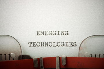 Emerging technologies phrase - 777171167