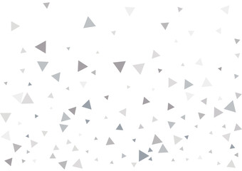 Obraz premium Silver Triangular Confetti