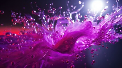 hue purple particles
