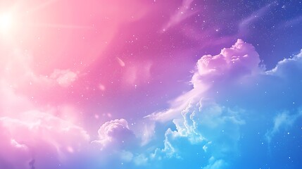 Gradient pink purple and blue background