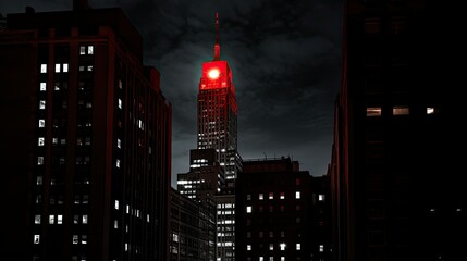 signal red flashing light