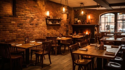 authentic italian restaurant interior