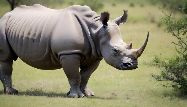 A-Rhinoceros-In-A-National-Park- 3