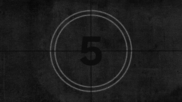 Animated background with countdown effect