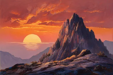 Rollo sunrise in the mountains © Muhammad