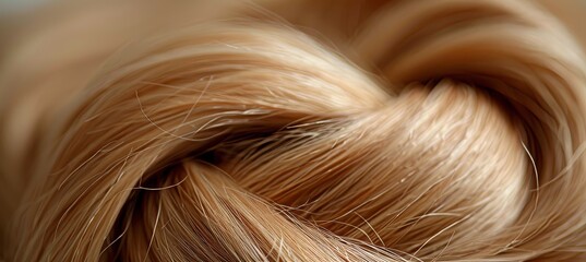 Vibrant blonde hair background displaying smooth, shiny, and healthy strands in focus