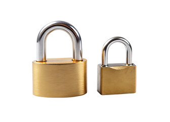 Naklejka premium Lock isolated on transparent background