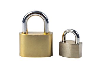 Naklejka premium Lock isolated on transparent background