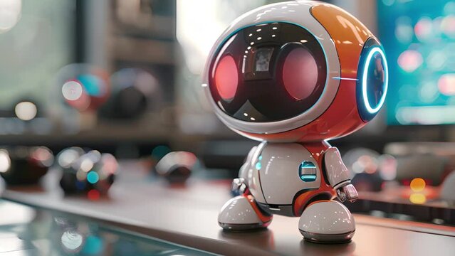 丸目の小型ロボット,Generative AI 