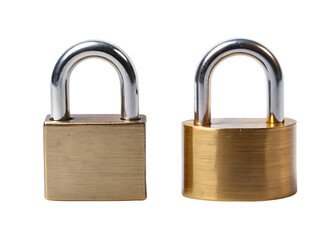 Fototapeta premium Lock isolated on transparent background