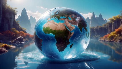 World Water Day social media banner background
