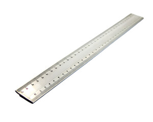 ruler isolated on white