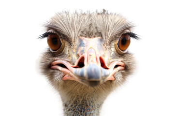 Ostrich Presentation isolated on transparent background