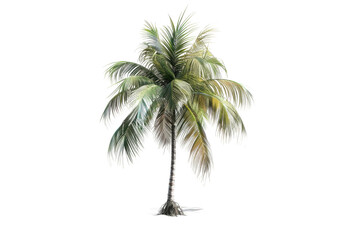 Fototapeta na wymiar Palm Tree isolated on transparent background