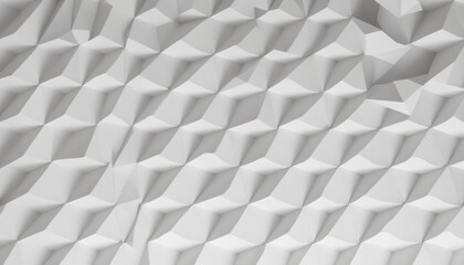 Abstract background design, white geometric shapes, 3d render bright colors