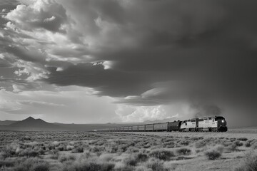 Rumbling through the Desert: Diesel Trains on the Southwest Plains