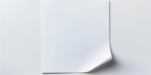 blank white sheet of paper 