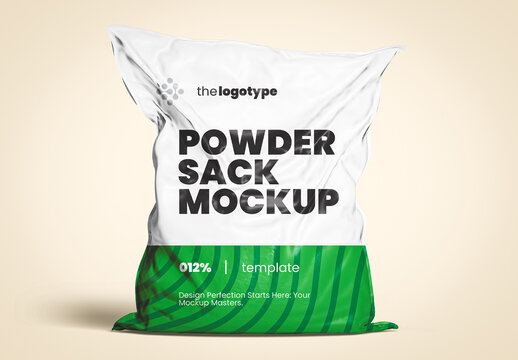 Big Powder Sack Mockup
