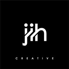 JIH Letter Initial Logo Design Template Vector Illustration