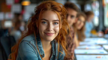 Group of young people marketing team meeting creative with new project in the office.