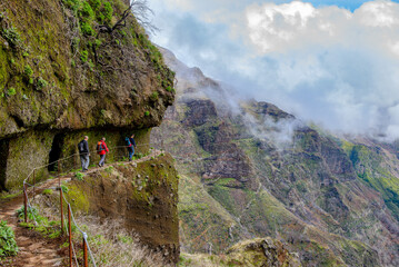 Naklejka premium Wanderwege im Hochland von Madeira