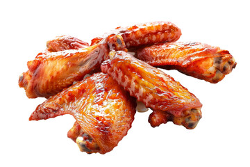 Crispy Chicken Wings Photo isolated on transparent background