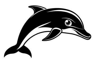 Dolphin Silhouette Vector Logo Art: Iconic Graphics & Illustrations ,dolphin silhouette design