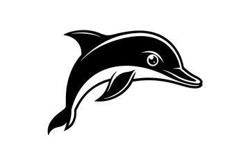 Dolphin Silhouette Vector Logo Art: Iconic Graphics & Illustrations ,dolphin silhouette design