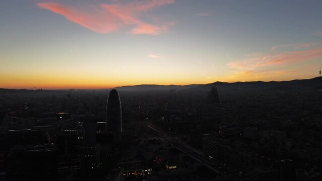 Barcelona, Espa&ntilde;a, vistas a&eacute;reas.