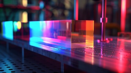 A holographic interferometer reveals the subtle distortions caused by thermal gradients, visualizing heat flow with unparalleled clarity.