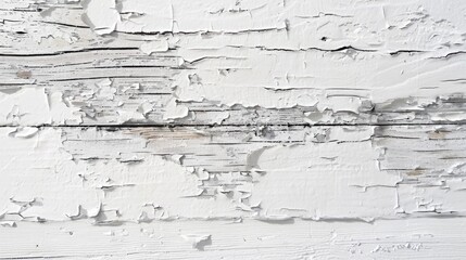 Peeling white paint wood. Generative AI