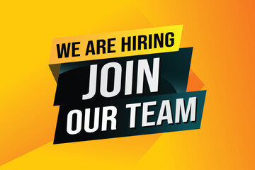 we are hiring join our team word concept vector illustration with modern futuristic 3d style for landing page template ui web mobile app poster banner flyer background gift card coupon label wallpaper