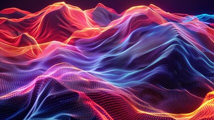 Obraz premium Retrofuturistic shape. Generative AI