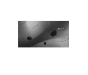 Gray wave gradient abstract background design..