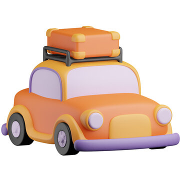 mudik car icon 3d
