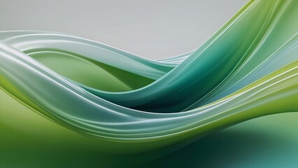 abstract green wave background