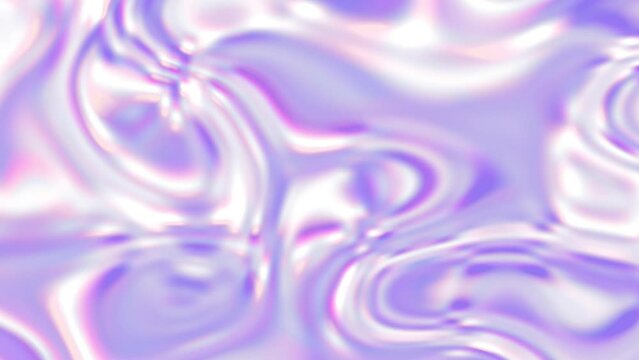Abstract holographic gradient color liquid background. Trendy colorful pastel purple and pink fluid abstraction flow background.