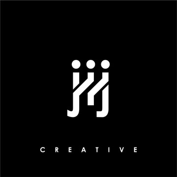 JIJ Letter Initial Logo Design Template Vector Illustration