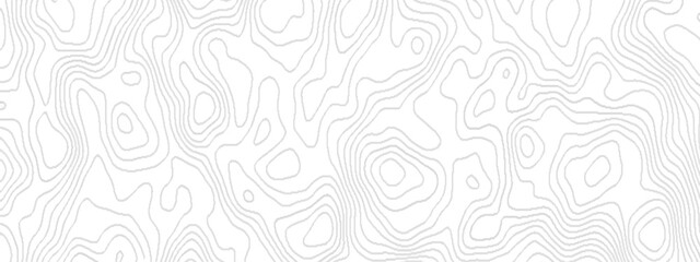 Abstract lines background Contour maps with geometric stripes, dynamic Topographic background and texture, geometric Map mockup infographics, Contour lines of geographic on white paper. - obrazy, fototapety, plakaty