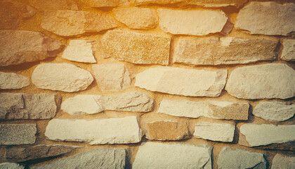 Brick stone wall stack of medieval natural stone texture background or rock strata boundary the rock seamless abstract and fragment of a walls from a gray - obrazy, fototapety, plakaty
