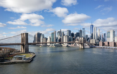 View of Manhattan, New York City, USA.