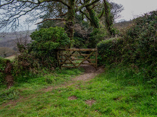 Cornish Footpath and Gate.