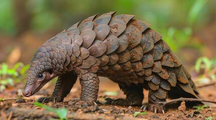 Pangolin on tree