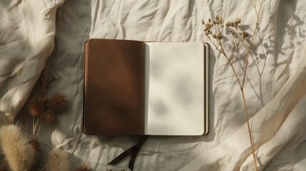 A minimalist goal tracking journal with sleek