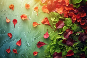 abstract background for National Salad Month