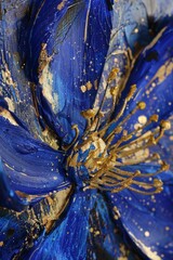blue ceramic background