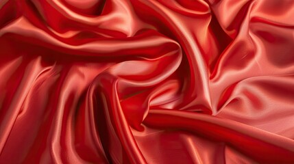 Obraz premium Smooth elegant red silk