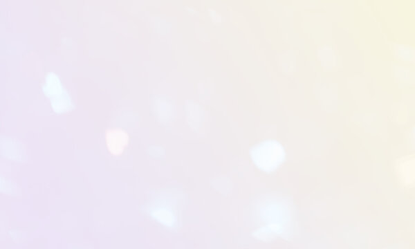 Luzes bokeh desfocadas luz iridescente sobre fundo colorido. Desfoques brilhantes. Rosa, laranja claros. Fundo de tela, proteção de tela. Banner, site, apresentação. Tons pastéis.  Brilho, iluminado.