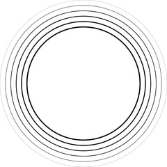 Circle line dynamic pattern. Technology elements