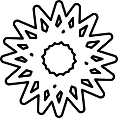 Star shape element. Geometric design